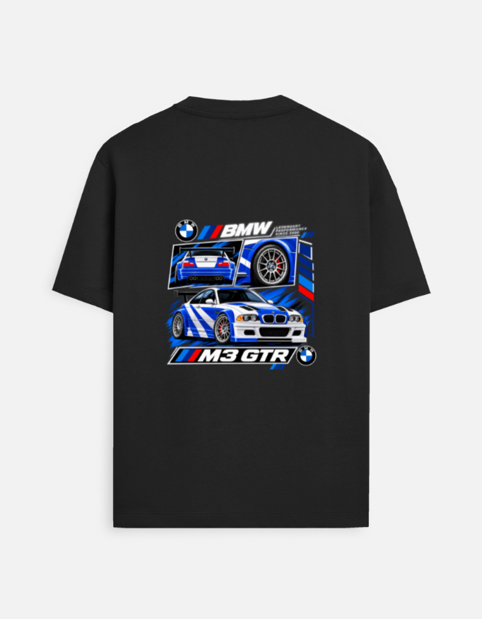 BMW M3 GTR Graphic T-Shirt – 180 GSM Cotton Unisex Tee