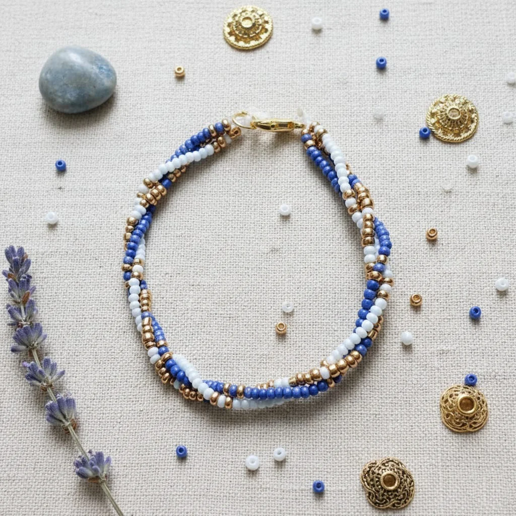 Tricolour bracelet