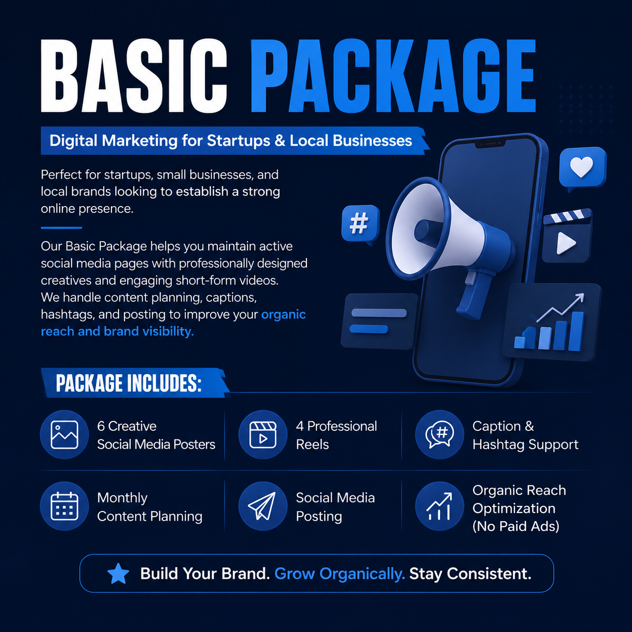BASIC PACKAGE – Digital Marketing for Startups & Local Businesses - Chittoor