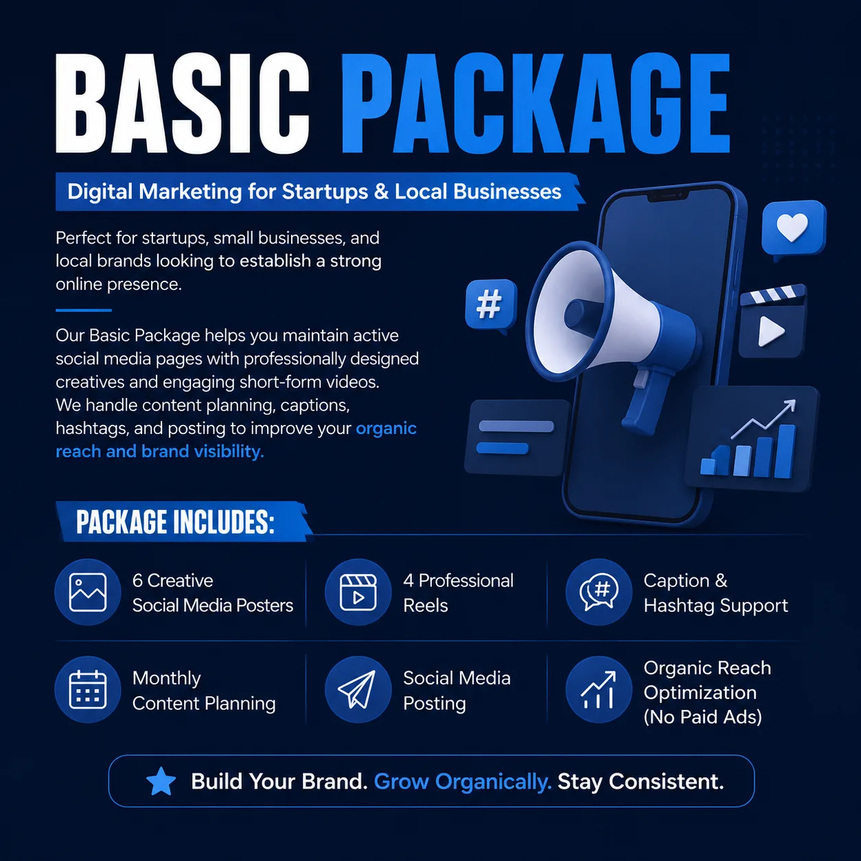 BASIC PACKAGE – Digital Marketing for Startups & Local Businesses - Chittoor