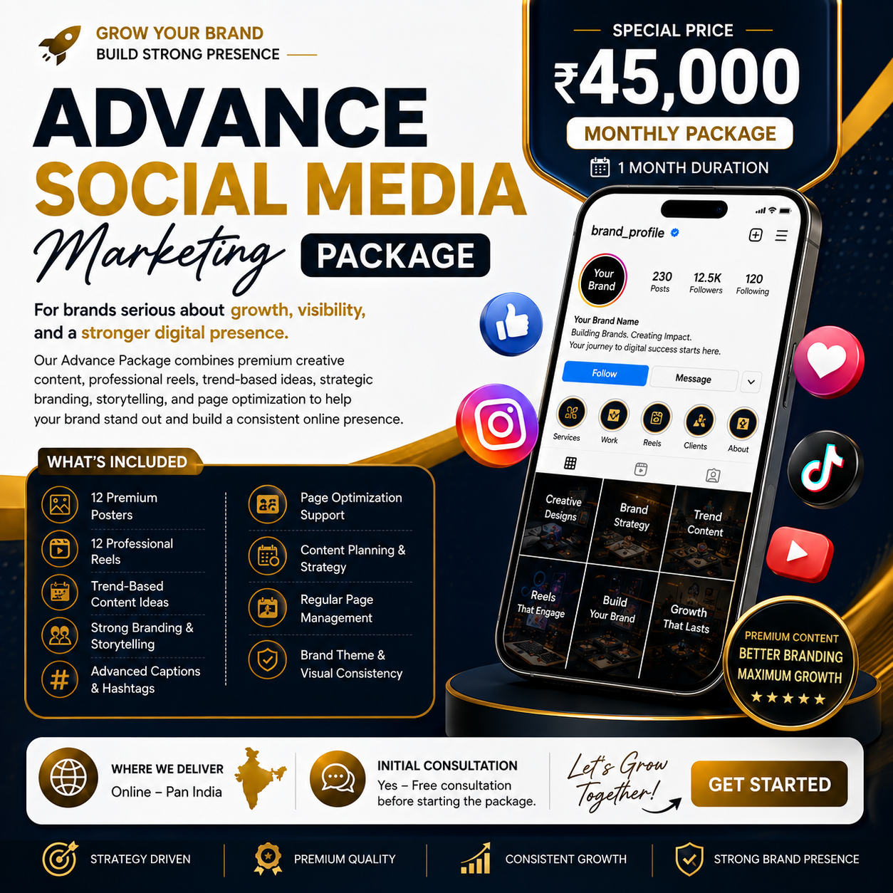 ADVANCE PACKAGE – Social Media Marketing - Chittoor