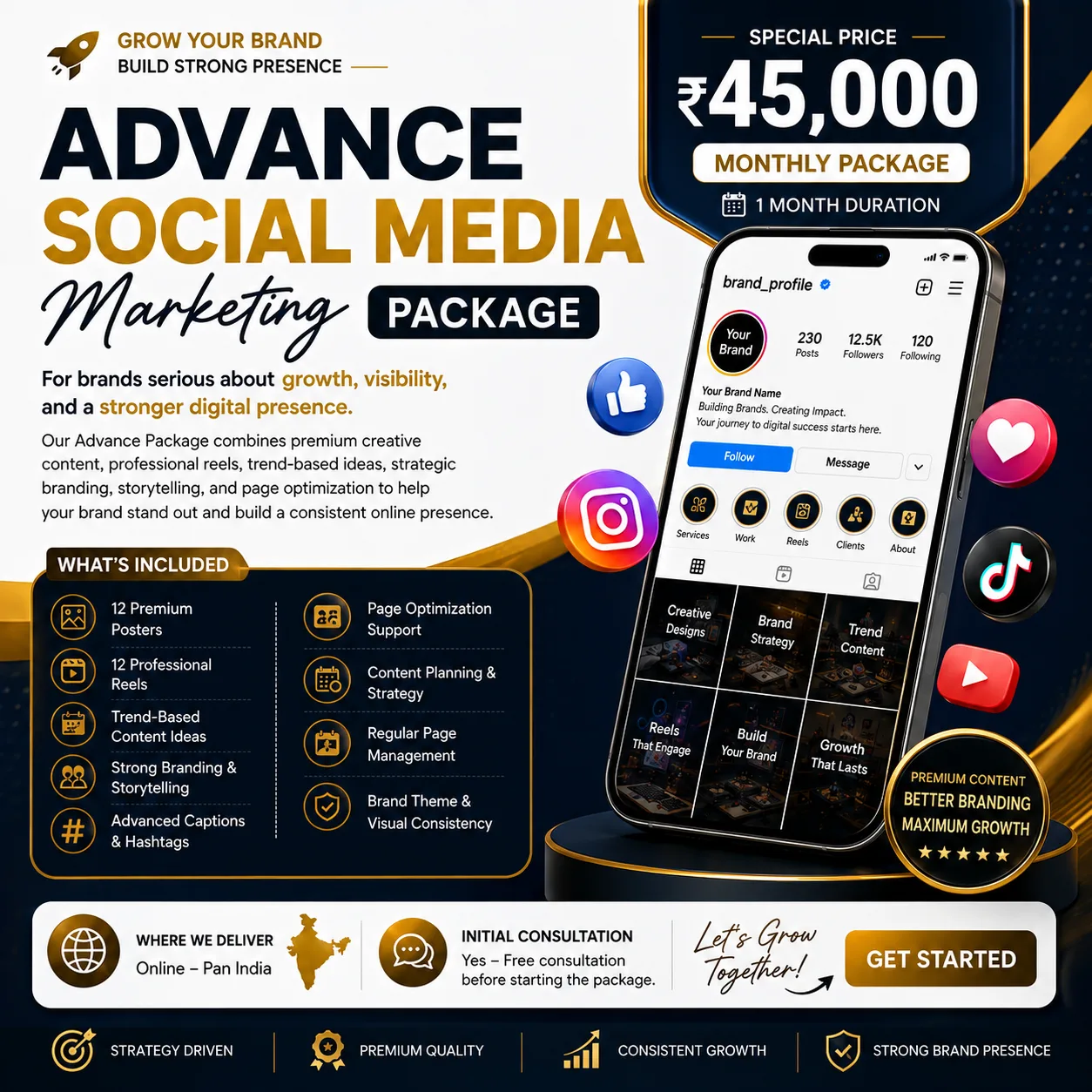 ADVANCE PACKAGE – Social Media Marketing - Chittoor