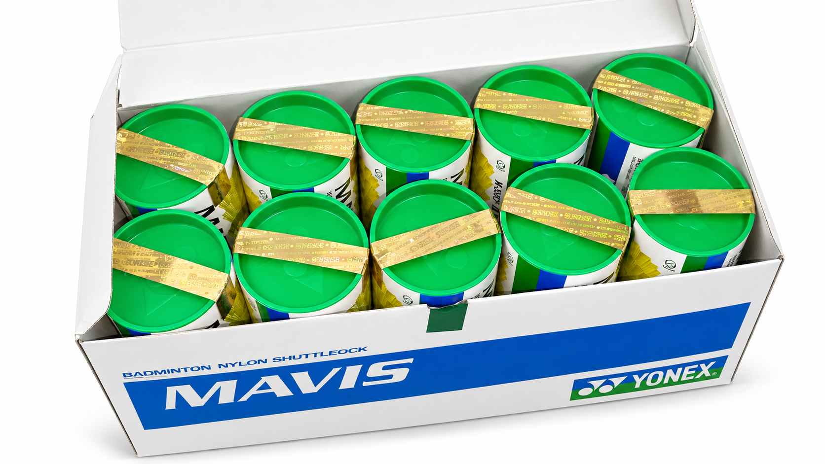 Yonex Mavis 350 Green Cap Badminton Shuttlecock